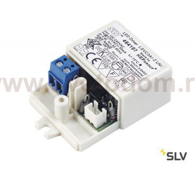 SLV 464107 LED-Treiber, 3VA, 350mA, mit AMP Stecker, inkl. Zugentlastung