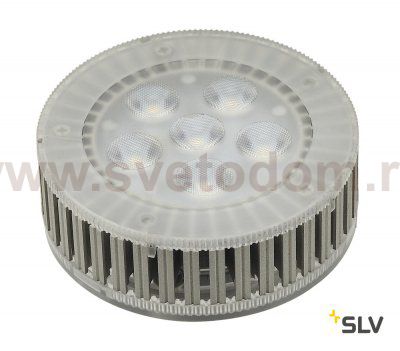 SLV 550082 LED GX53 Leuchtmittel, 7,5W, 450lm, 6 SMD LED, 25°, 3000K