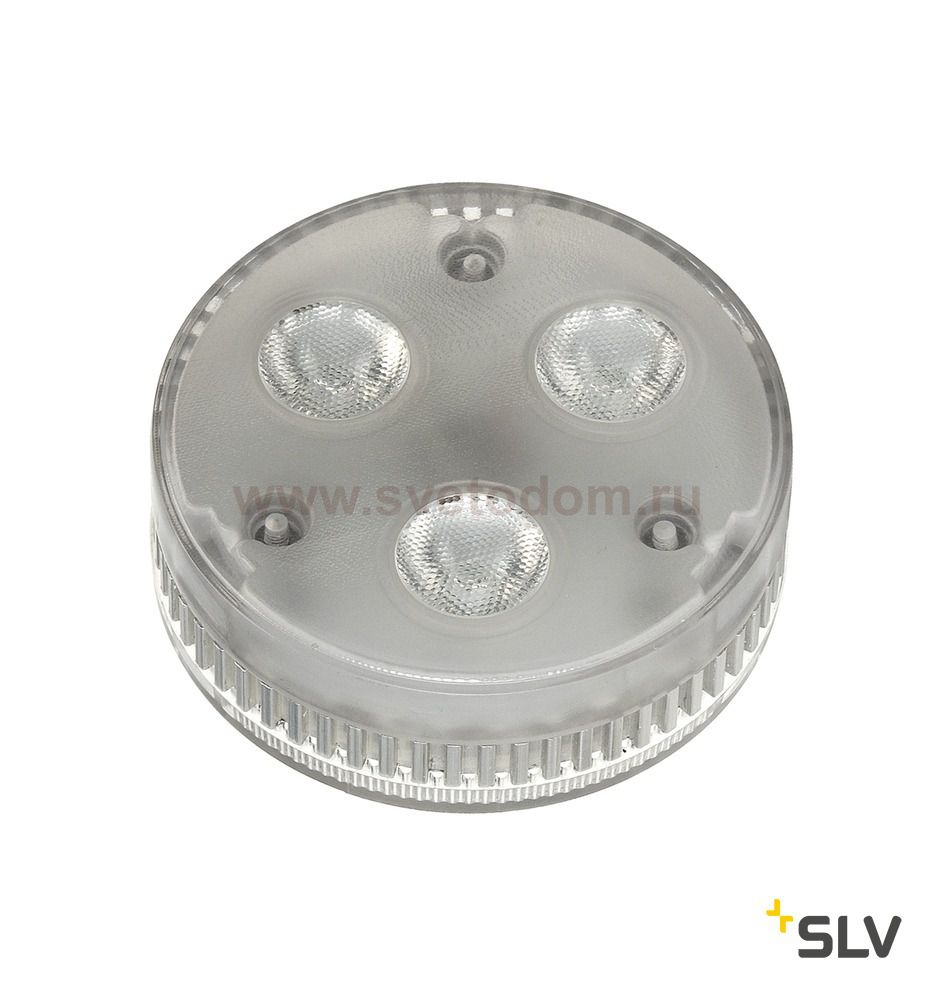 SLV 550092 GX53 LED Leuchtmittel, 3x1,4W, warmweisse LED, 35° Abstrahl- winkel