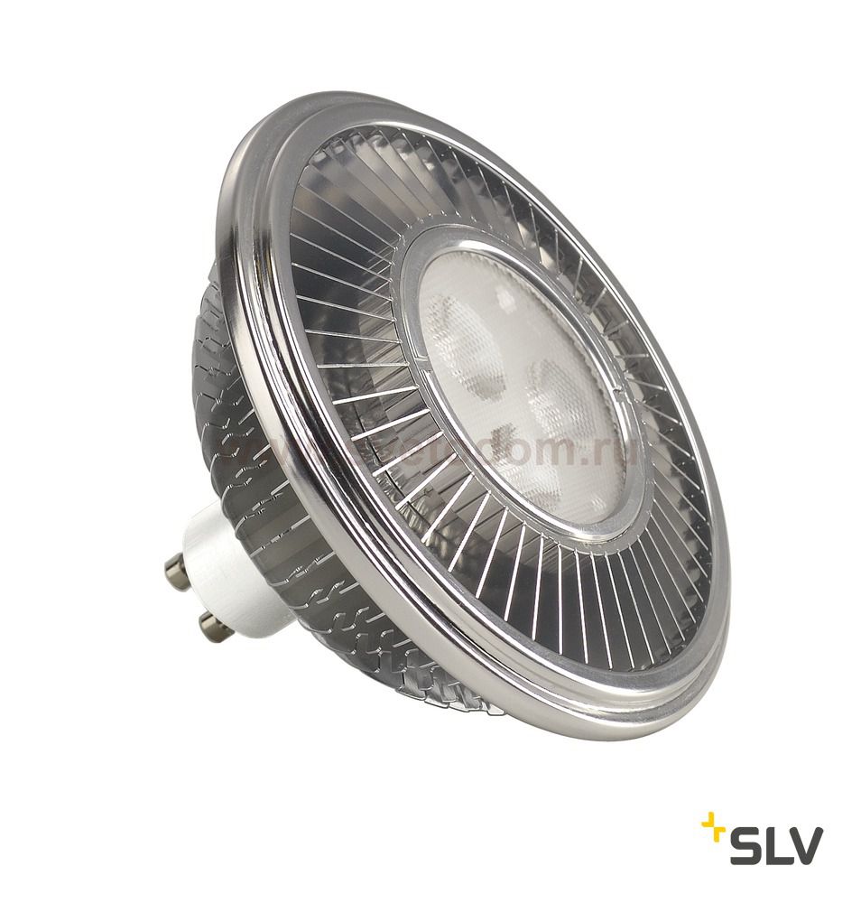 SLV 570672 LED ES111 Leuchtmittel, silber, 15W, 30°, 2700K