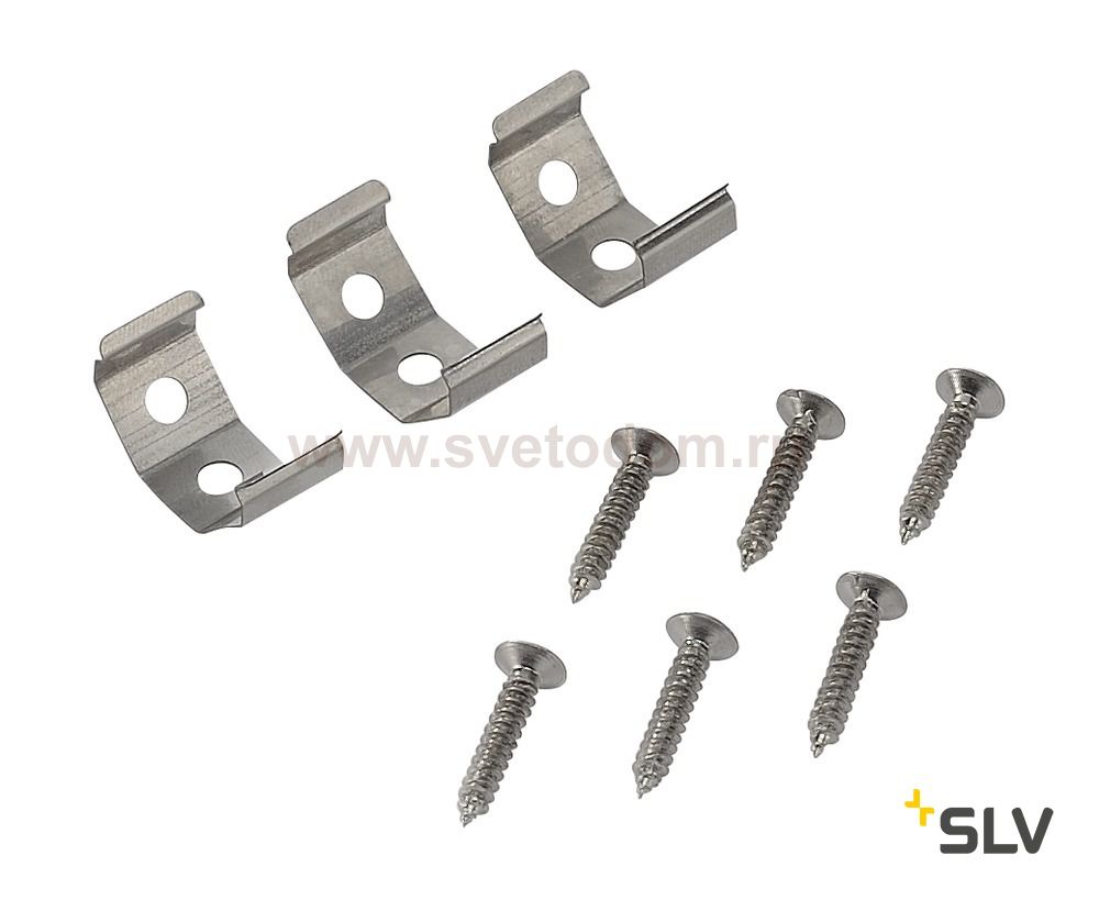 SLV 631304 Befestigungsklemmen 45° f?r Batten LED Serie, 3 Stk.