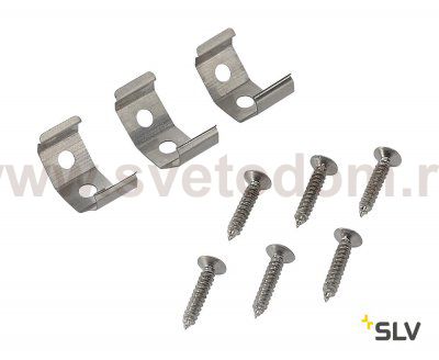 SLV 631304 Befestigungsklemmen 45° f?r Batten LED Serie, 3 Stk.