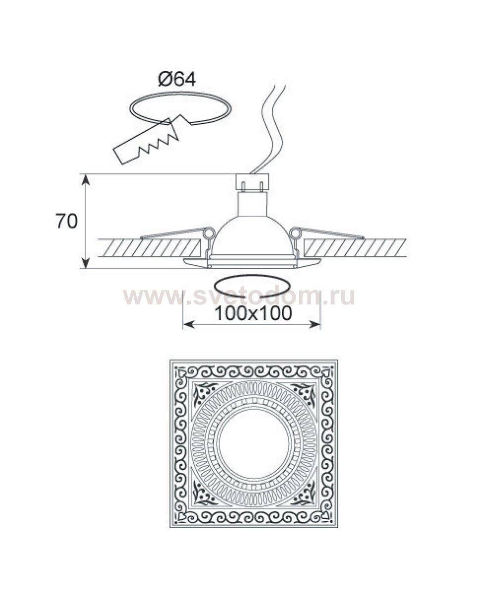 Donolux SN1583-French gold+Brown copper