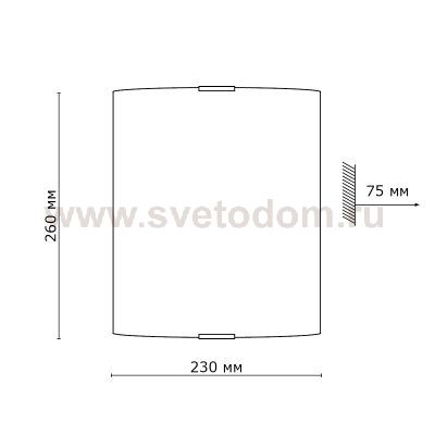 Светильник бра Сонекс 1228/M никель/белый MAREA