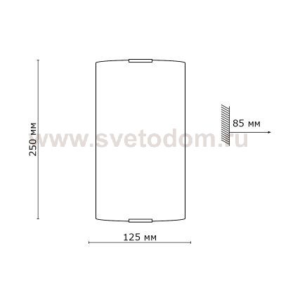 Светильник бра Сонекс 1229/S никель/белый PAVIA