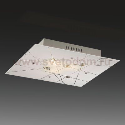 Светильник Сонекс 1235 Opeli белый/хрусталь