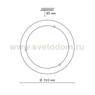 Светильник Сонекс 172 сосна Alabastro