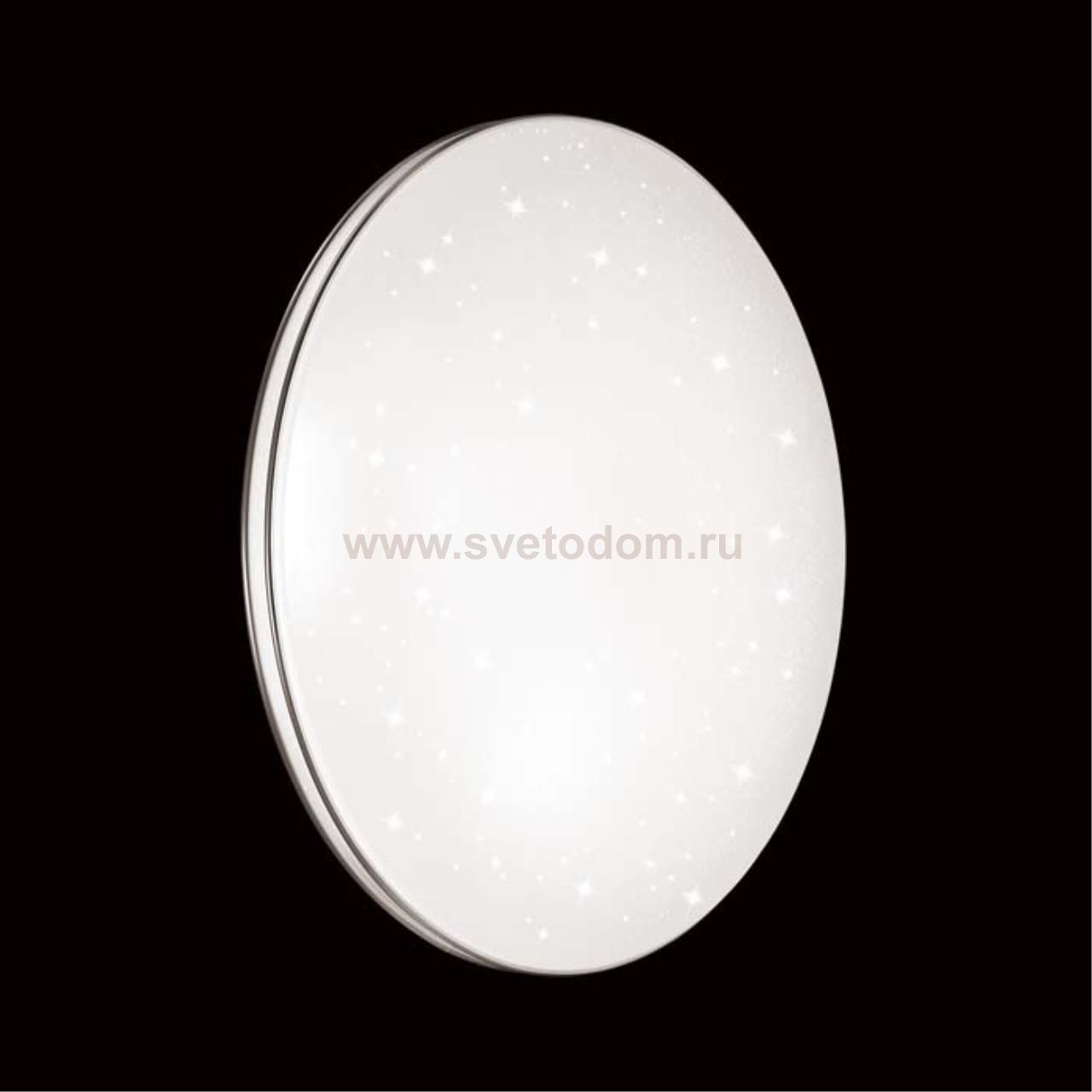2051/DLN PALE SN 211 Светильник пластик/белый/хром LED 48Вт 3000/4000/6000K D410 IP43 CCT LEKA