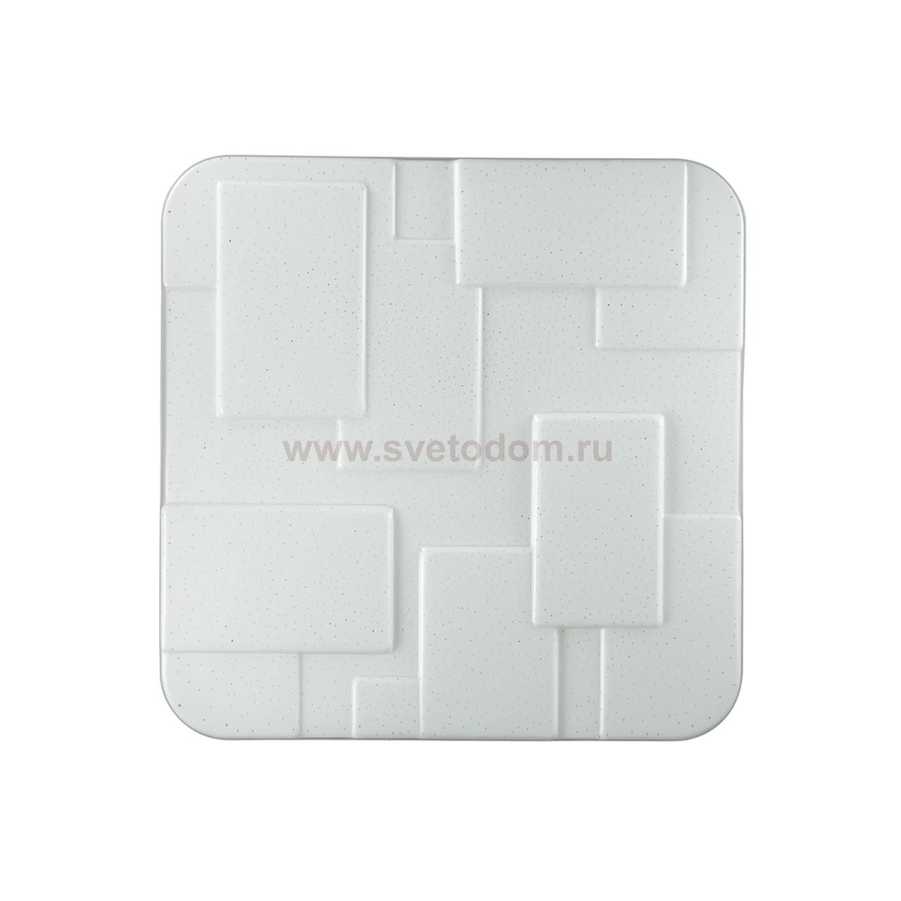 2085/DLN PALE SN 103 Светильник пластик/белый LED 48Вт 3000/4000/6000K 410х410 IP43 CCT NORES