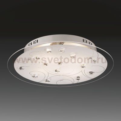 Светильник Сонекс 2233 Vesa белый/хрусталь