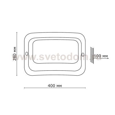 Светильник Сонекс 2271 хром Tivu