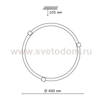 Светильник Сонекс 231 золото/бронза Barocco Oro