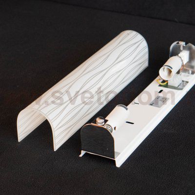 Светильник бра с выкл Сонекс 2343 хром/белый VISANO