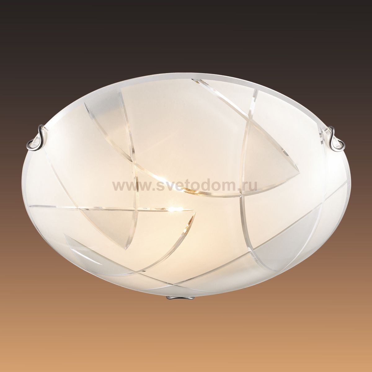 Настенно-потолочный светильник Сонекс 241 хром/белый GENI