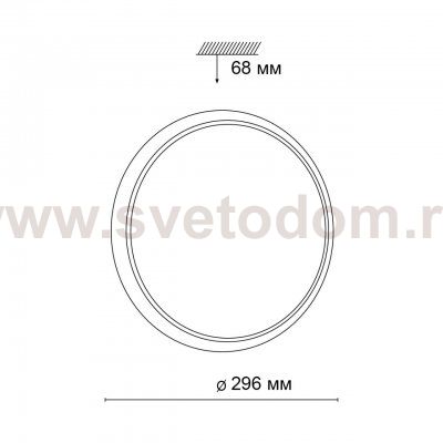 Светильник Sonex 3062/18L
