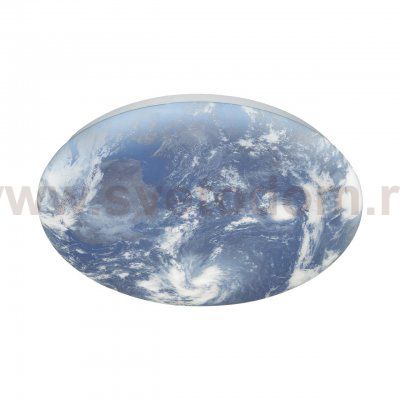 3085/CLN PALE SN 118 Светильник пластик/белый/синий LED 36Вт 4000К D330 IP43 SPACE