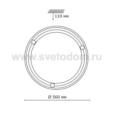 Светильник Сонекс 317 золото Filo