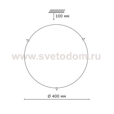 Сонекс SANDI 3209 настенно-потолочный светильник