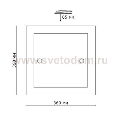 Светильник Сонекс 3242 хром Ferola