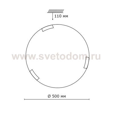 Светильник Сонекс 361 бронза Greca