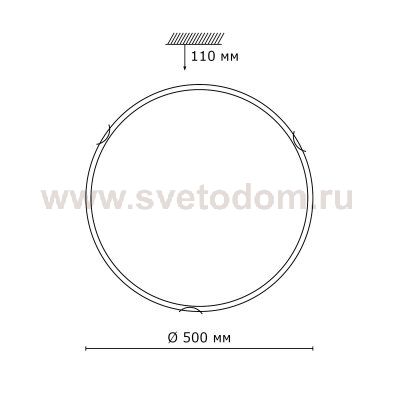 Светильник Сонекс 365 золото Viola
