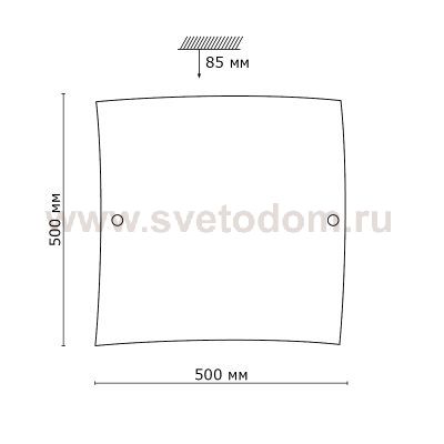 Светильник Сонекс 4120 хром Cube