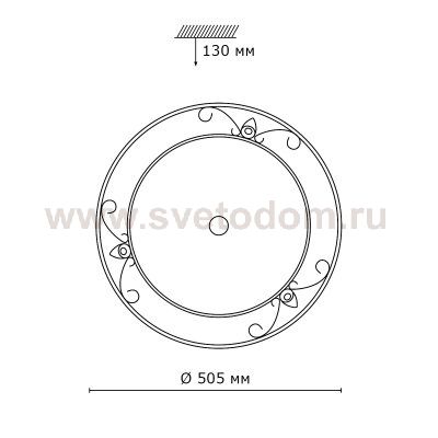 Светильник Сонекс 4263 бронза Anten