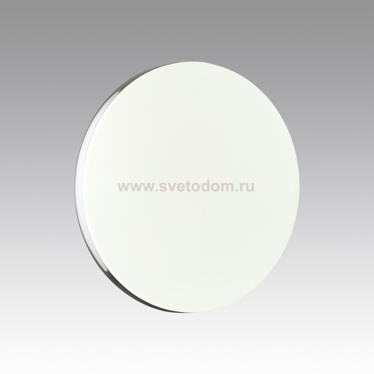 7600/CLN TAN SN Светильник пластик/белый/хром LED 36Вт без ДУ 4000К D340 IP43 RINGO