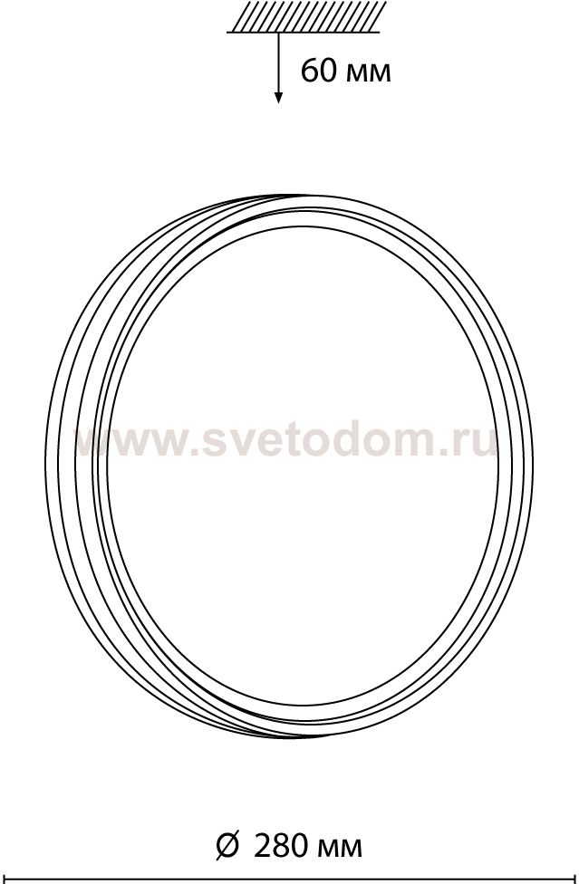 Светильник Sonex 7604/СL Sand