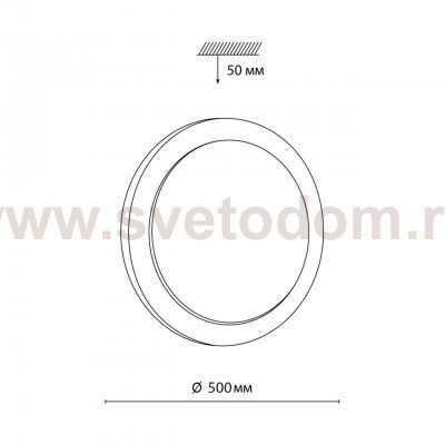 Светильник настенно-потолочный Sonex 7606/EL Cube