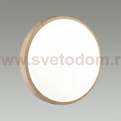 7607/CLN PALE SN 170 Светильник пластик/белый/бежеый под дерево LED 36Вт 4000К D340 IP43 LOSTA