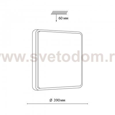 Светильник настенно-потолочный Sonex 7608/DL DEco
