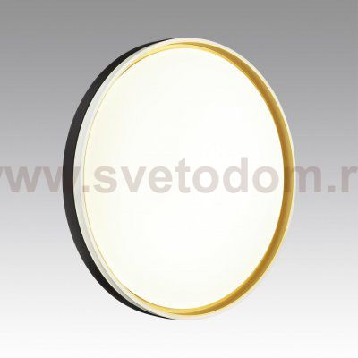 7619/ELN PALE SN 160 Светильник пластик/черн./золот. LED 76Вт 3000/4000/6000K D490 IP43 CCT SAVI