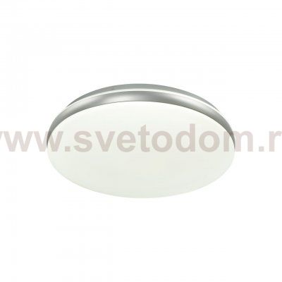 7625/ELN PALE SN 216 Светильник пластик/белый/серебристый LED 76Вт 3000/4000/6000K D500 IP43 CCT RINGO
