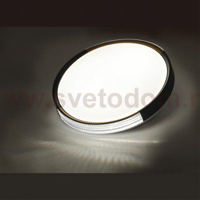 7629/ELN PALE SN 184 Светильник пластик/черный/золотистый LED 76Вт 3000/4000/6000K D490 IP43 CCT VELIO