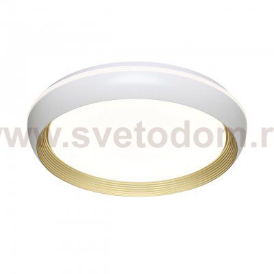 7650/ELN PALE SN 141 Светильник пластик/золотой LED 76Вт 3000/4000/6000К D480 IP43 CCT TOFIQ WHITE
