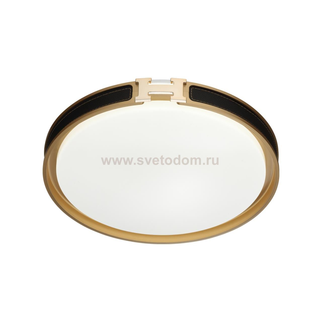 7667/ELN COLOR SN 132 Светильник пластик/черн/золот LED 76Вт 3000/4000/6000К D505 IP43 CCT FAVEMO BLACK