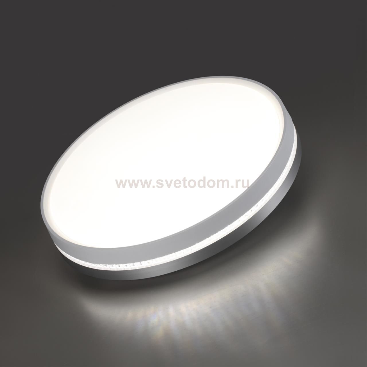 7670/DLN COLOR SN 152 Светильник пластик/белый/серый LED 48Вт 3000/4000/6000К D415 IP43 CCT NOHAVA GREY