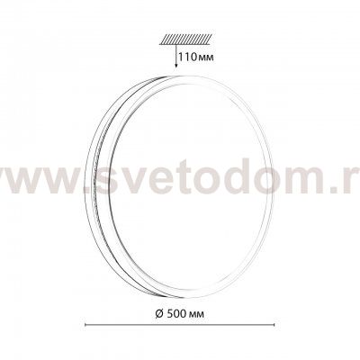 Светильник настенно-потолочный Sonex 7670/EL Riga