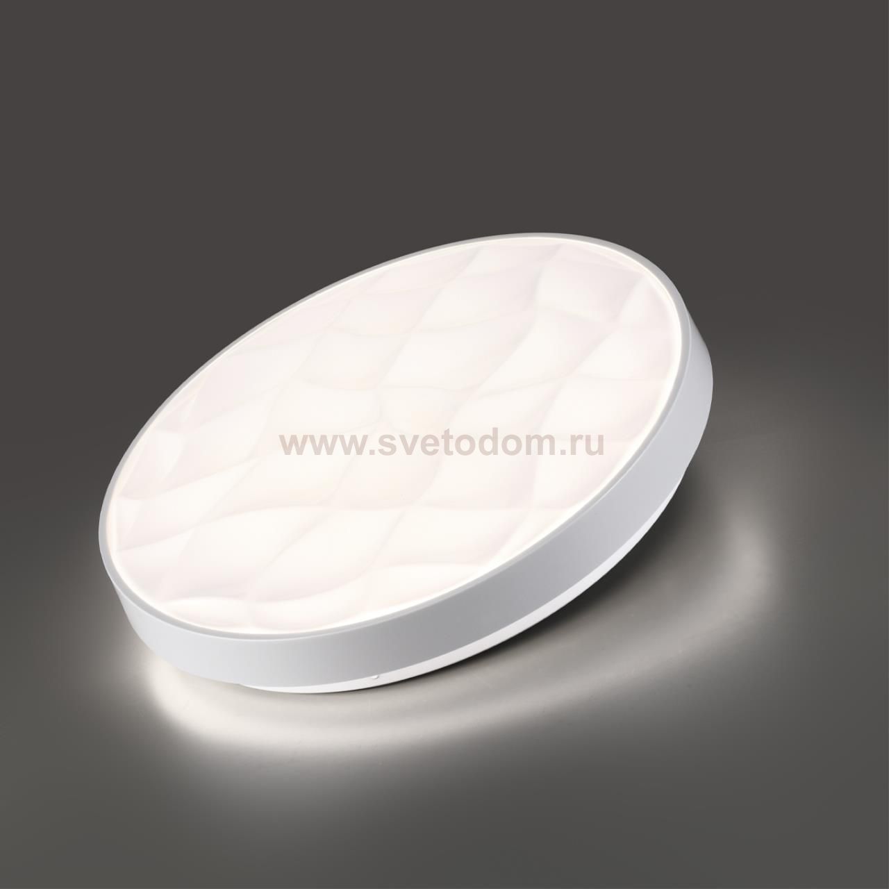 7672/ELN PALE SN 204 Светильник пластик/белый LED 76Вт 3000/4000/6000К D485 IP43 CCT GITUM