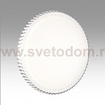 7673/ELN PALE SN 198 Светильник пластик/белый/прозрачный LED 76Вт 3000/4000/6000К D490 IP43 CCT ATIKO