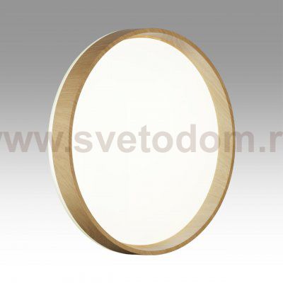 7684/ELN BASICA SN 166 Светильник пластик/кор под дер LED 76Вт 3000/4000/6000K D490 IP43 CCT GARI WOOD