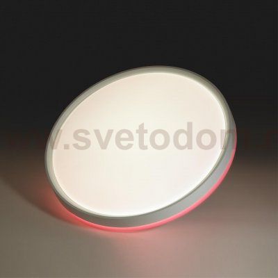 7708/ELN COLOR SN 154 Светильник пластик/розовый LED 76Вт 3000/4000/6000К D500 IP43 CCT KEZO PINK