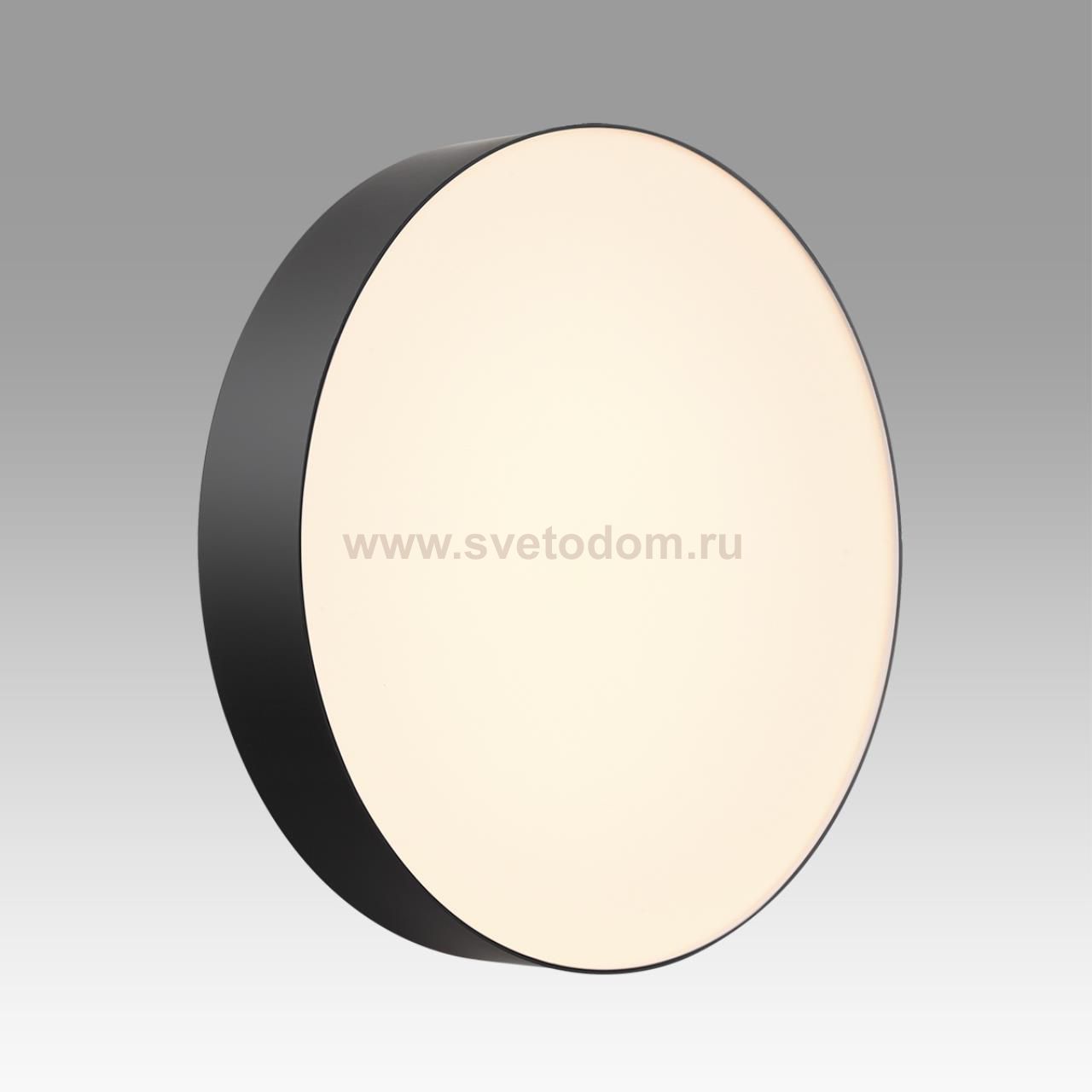 7780/DLN BASICA SN 138 Светильник пластик/белый/черный LED 48Вт 3000/4000/6000К D390 IP43 CCT OPTIMA