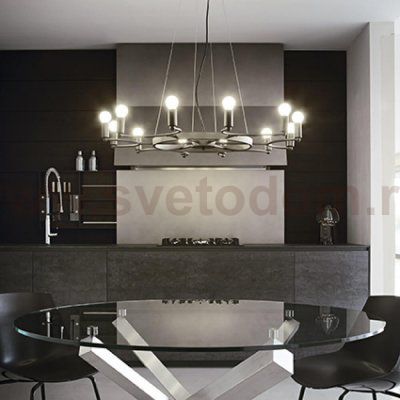 Люстра Ideal lux SPACE SP12 NERO (165066)