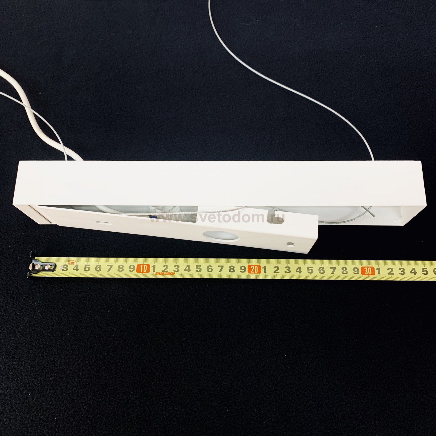 Линейный профильный подвесной светильник 36Вт белый 4000K 55*70*1000мм