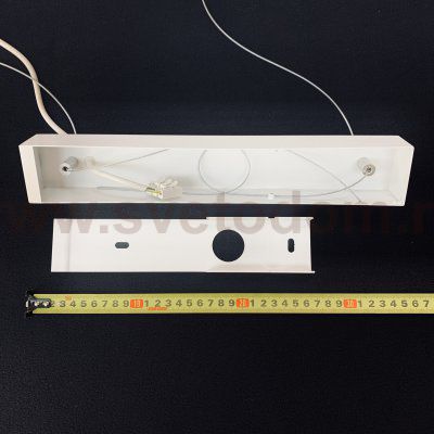 Линейный профильный подвесной светильник 36Вт белый 4000K 55*70*1000мм