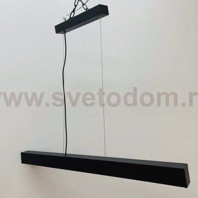Линейный профильный подвесной светильник 42Вт черный 4000K 55*70*1200мм