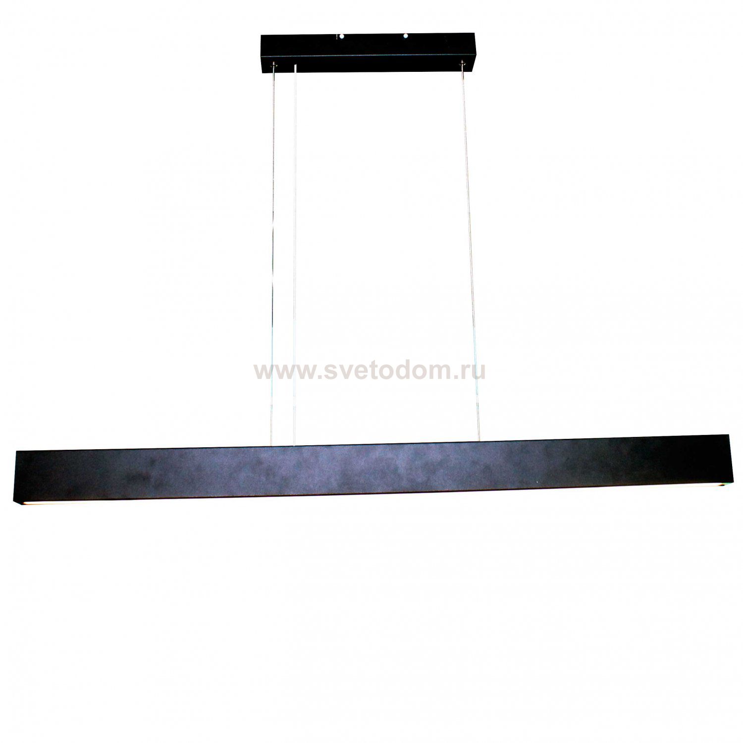 Линейный профильный подвесной светильник 72Вт черный 4000K 55*70*2000мм