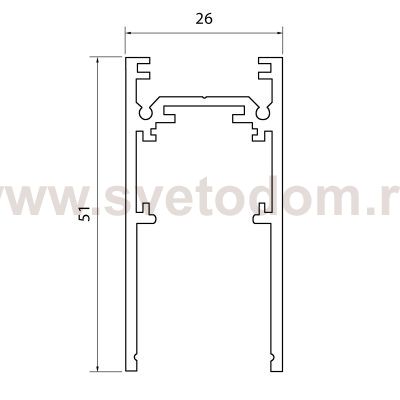 Шинопровод трек магнитный накладной St luce ST003.529.00 ST003
